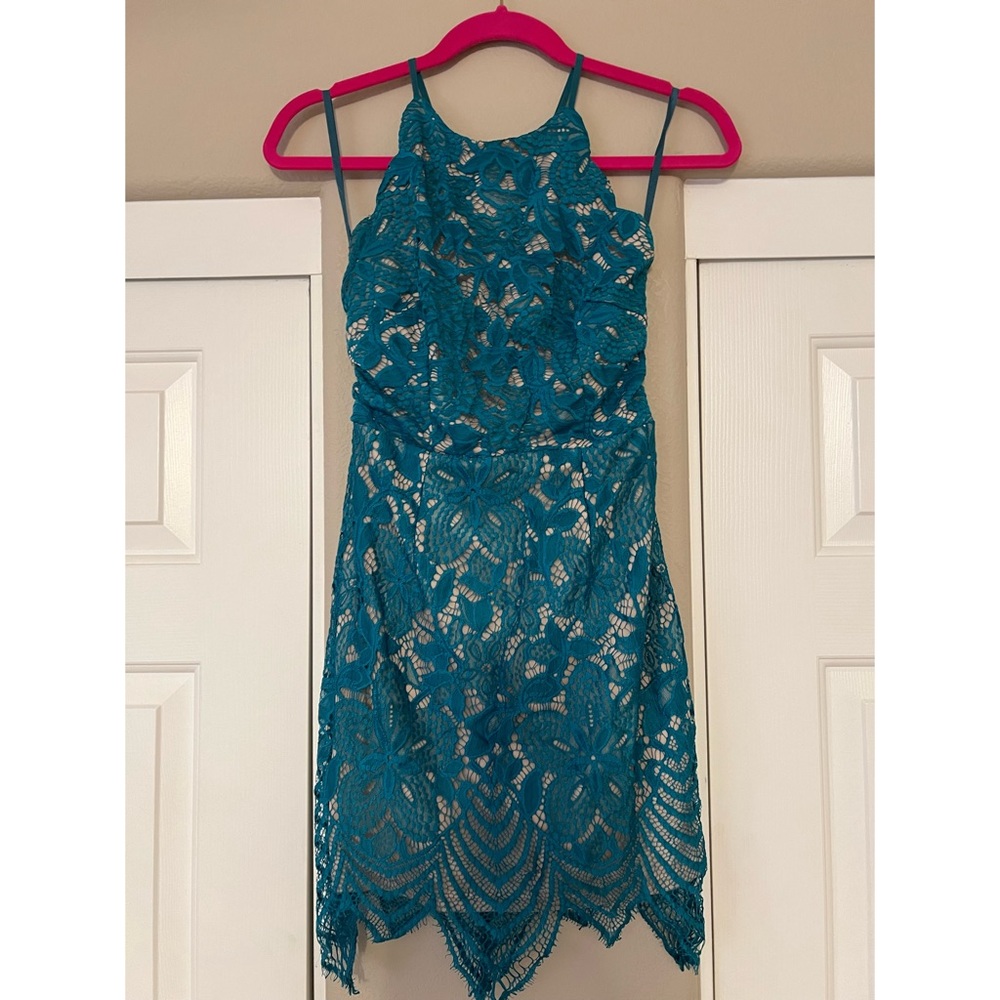 Xenia Boutique Teal/Turquoise Dress